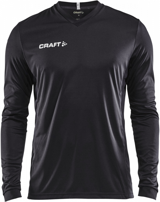 Craft - Squad Go Jersey Solid Ls - Zwart