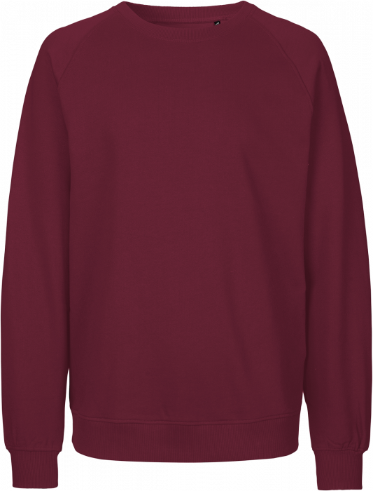 Neutral - Organic Cotton Sweatshirt. - Bordeaux